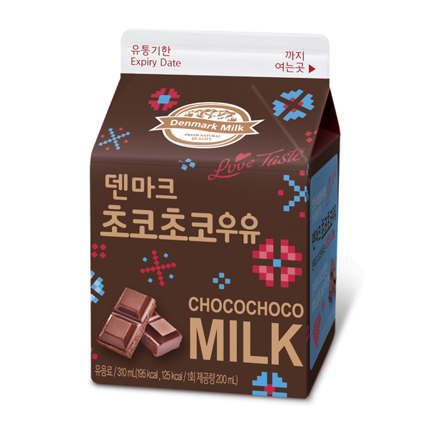 丹麦巧克力牛奶